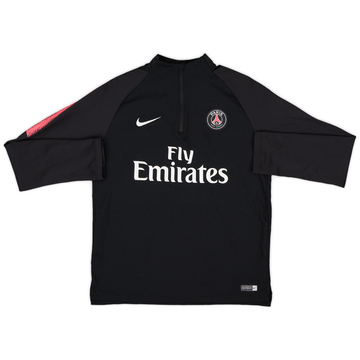 2017-18 Paris Saint-Germain Nike 1/4 Zip Training Top - 8/10