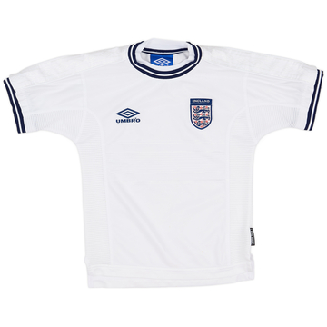 1999-01 England Home Shirt - 6/10 - (Y)