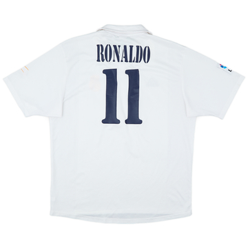 2002-03 Real Madrid CL Home Shirt Ronaldo #11 - 7/10 - (XL)