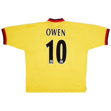 1997-99 Liverpool Away Shirt Owen #18 - 7/10 - (L)
