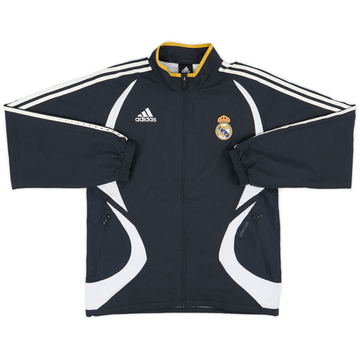 2006-07 Real Madrid adidas 1/4 Zip Track Jacket - 7/10 - (XL)