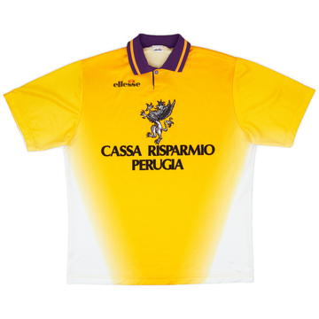 ペルージャPERUGIA 96-97 サッカーシャツ XL 1996-97 Perugia Player Issue Home Shirt Briaschi #16