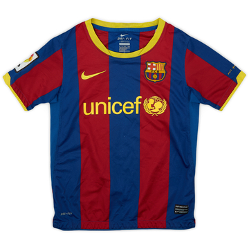 2010-11 Barcelona Home Shirt - 6/10 - (S.Boys)