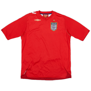 Camiseta de visitante de Inglaterra 2006-08 - 5/10 - (15-16 Años)