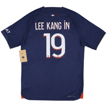 ウェア Paris Saint-Germain vintage gameshirts 2023-24 Paris Saint-Germain Authentic Home Shirt Lee Kang In