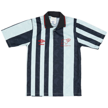 1989-92 Derby County Away Shirt - 9/10 - (S.Boys)
