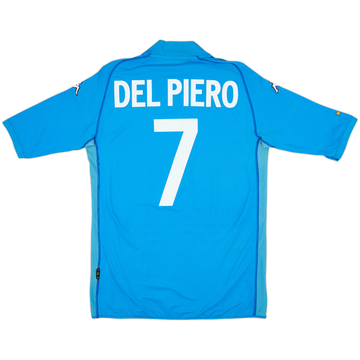 2002 Italy Home Shirt Del Piero #7