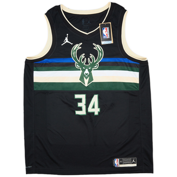 2022 24 Milwaukee Bucks Antetokounmpo 34 Jordan Swingman Alternate Jersey L
