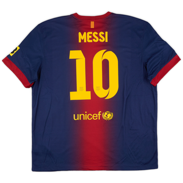 2012 13 Barcelona Home Shirt Messi 10 9 10 XL