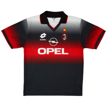 1997-98 AC Milan Home L/S Shirt - 9/10 - (XL.Boys)