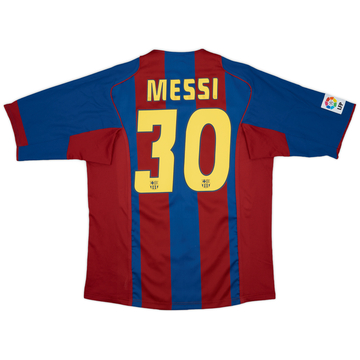 2005-06 Barcelona Home Shirt Messi #30 - 6/10 - (XL)