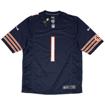 2021 23 Chicago Bears Fields 1 Nike Game Home Jersey S