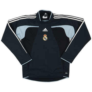 2004-05 Real Madrid adidas 1/4 Zip Training Top - 8/10 - (L)