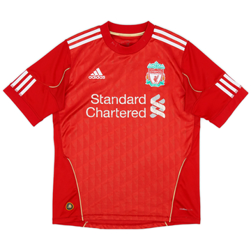 2010-12 Liverpool Home Shirt Aquilani #4 - 7/10 - (S)