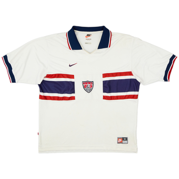 NIKE soccer シャツ　USA代表away 98〜00 シーズン USA 1998 1999 AWAY FOOTBALL SHIRT SOCCER JERSEY NIKE sz XL