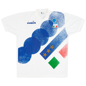 1992-94 Italy Diadora Training L/S Shirt - 8/10 - (L)