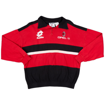 1994-95 AC Milan Lotto 1/4 Zip Track Jacket - 8/10 - (S)