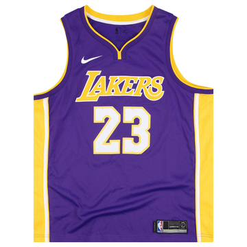 2019-20 LA Lakers James #23 Nike Swingman Jersey (Alternate