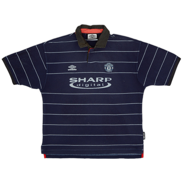 1999-00 Manchester United Away Shirt - 8/10 - (L.Boys)
