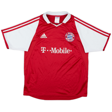 2003-04 Bayern Munich Home Shirt Elber #9 - 7/10 - (XL.Boys)
