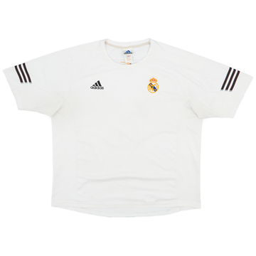 2001-02 Real Madrid adidas Training Shirt - 7/10 - (M/L)