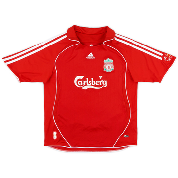 2006 08 Liverpool Home Shirt 7 10 M.Boys
