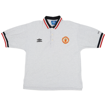 1990s England Umbro Leisure Polo - 6/10 - (XL)