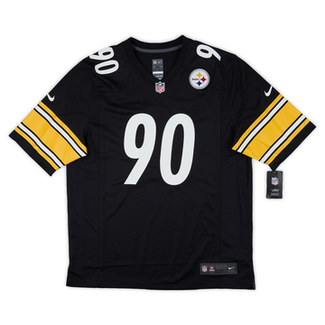 2018 23 Pittsburgh Steelers Watt 90 Nike Game Away Jersey XXL