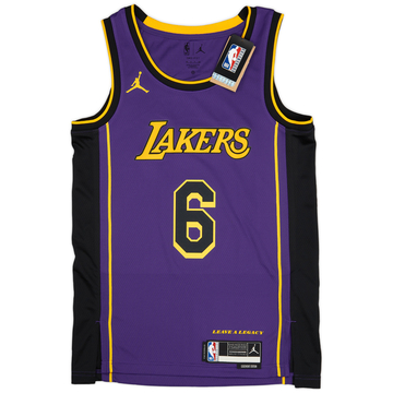 2017 18 LA Lakers James 23 Nike Swingman Jersey Alternate XL