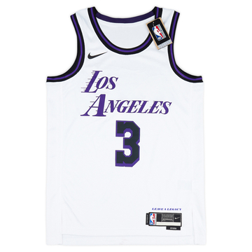 2019 23 LA Lakers Davis 3 Nike Swingman Home Jersey S