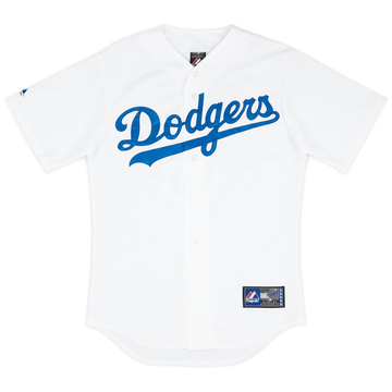 2009 15 LA Dodgers Majestic Jersey Home Y