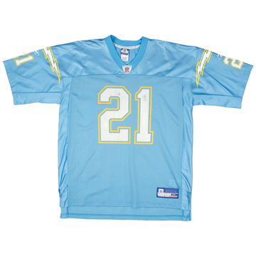 2002 04 San Diego Chargers Brees 9 Reebok On Field Alternate Jersey Excellent XXL