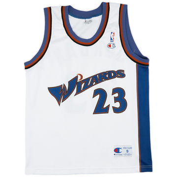 2001-03 Washington Wizards Jordan #23 Champion Away Jersey - 8/10 - (XL .Boys)
