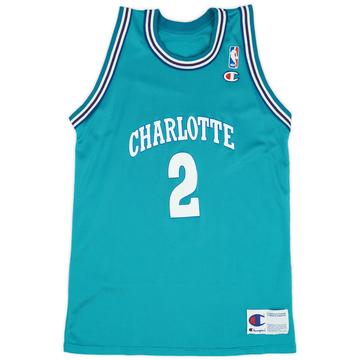 Charlotte Hornets Vintage 90s Larry Johnson Champion