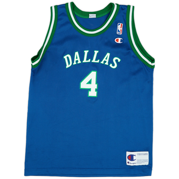 1995-97 Dallas Mavericks Mashburn #32 Champion Jersey (Away) L