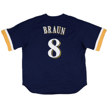 Milwaukee brewers braun jersey clearance