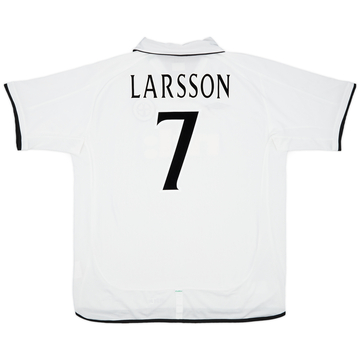 2001-02 Celtic Away Shirt Larsson #7 - 9/10 - (L)