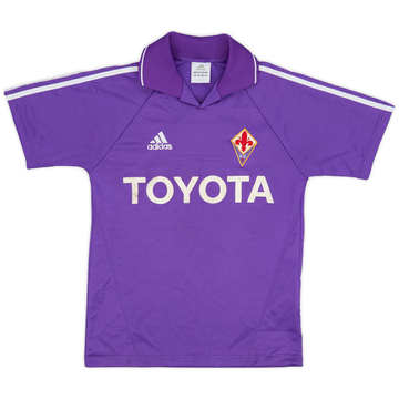 【GINGER掲載商品】 2004-05 #4 Chiellini Shirt Home Issue Match Fiorentina トップス