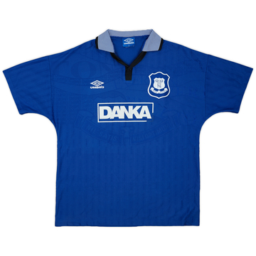 1995-97 Everton 'F.A. Cup Final 1995' Home Shirt - 9/10 - (XL)