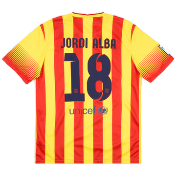2019-20 Barcelona Home Shirt Jordi Alba #18 - 8/10 - (S)
