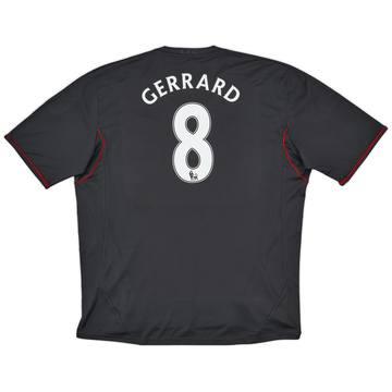 2009-10 Liverpool Away L/S Shirt Gerrard #8 - 9/10 - (3XL) 2009-10 Liverpool Away L/S Shirt Gerrard #8 - 9/10 - (3XL)