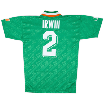 ウェア 95s IRELAND NATIONAL TEAM GAME SHIRTS Ireland 1994-95 Home Retro Jersey [Free Shipping]