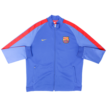 Nike×Fc Barcelona track jacket XL Nike Men's XL FC Barcelona Soccer Track Jacket Orange-Black