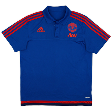 2015-16 Manchester United adidas **Camiseta Polo** - 9/10 - (L)
