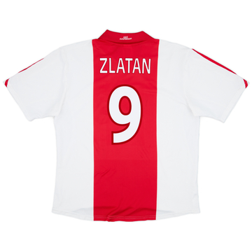 2001-02 Ajax Player Issue Home L/S Shirt Zlatan #9 - 7/10 - (L)
