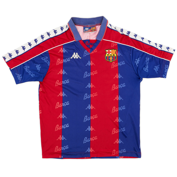 超レア　FC Barcelona シャツ 1992-95 Barcelona Home L/S Shirt - 6/10 - (S)