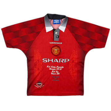 公式の店舗 Manchester 1996-98 United Shirt Home Champions' 'Premiership ウェア