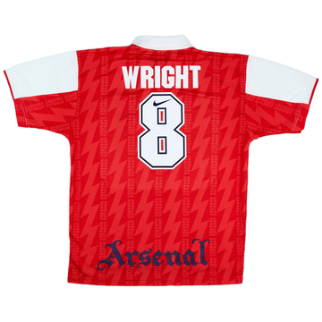 1995-96 Arsenal Away Shirt Wright #8 - 7/10 - (M)