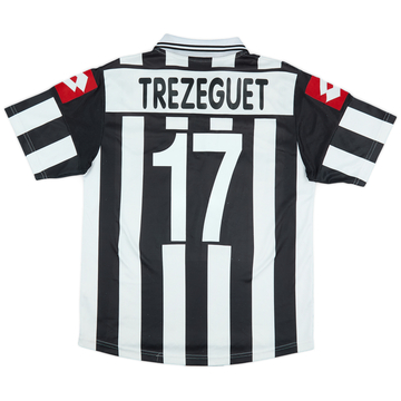新作グッ European Juventus 2000-01 Home (L) - 9/10 - #17 Trezeguet Shirt ウェア