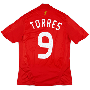 2006 08 Liverpool Home Shirt Torres 9 6 10 XL